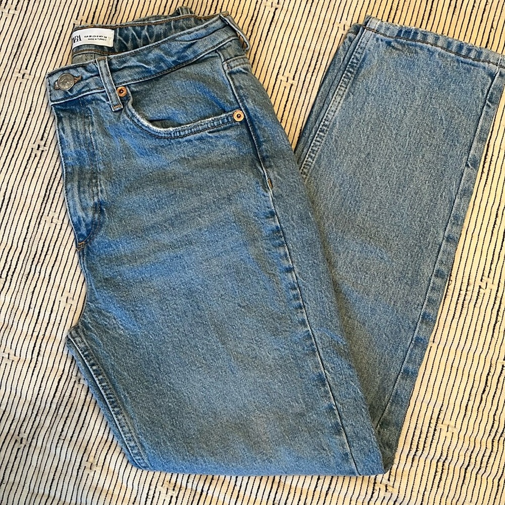 Zara straight leg jeans